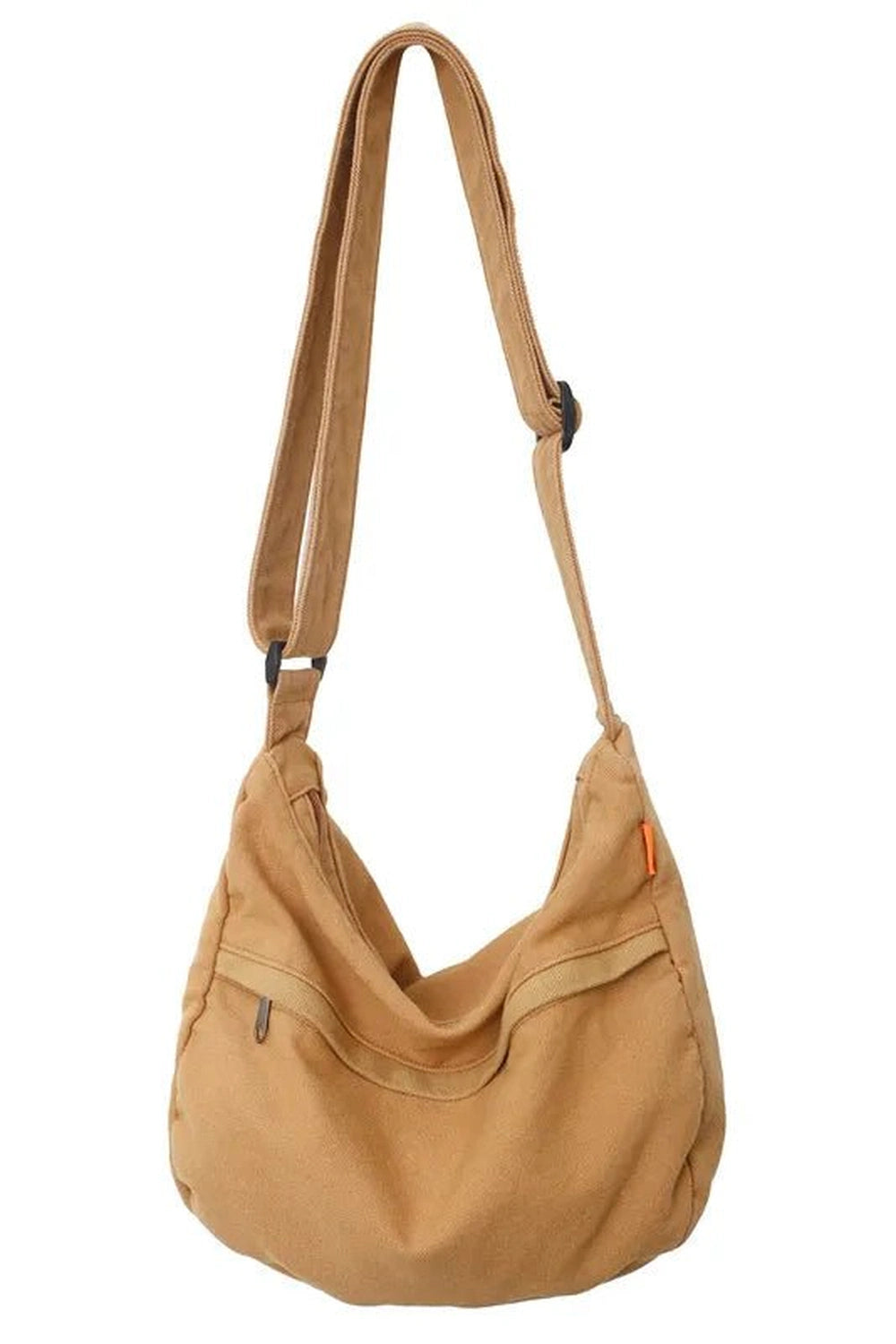 Retro Canvas Korean Messenger Handbag Brown Canvas Bag (30cm<Max Length<50cm) Shoptery