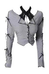 Y2k Top + Skirt Two-Piece Outfit Set tops Shoptery