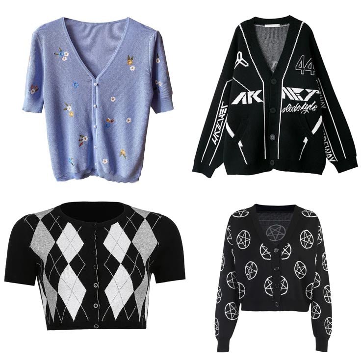 Aesthetic Cardigans - Shoptery