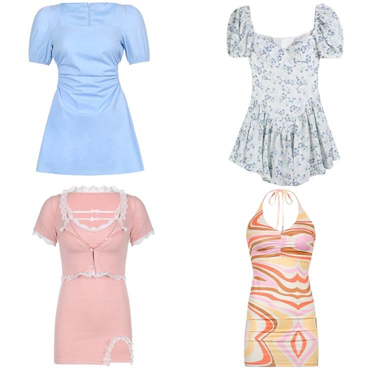 Aesthetic Summer Dresses - Shoptery