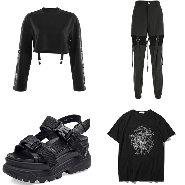 Black Aesthetic Clothes & Outfits - Shoptery