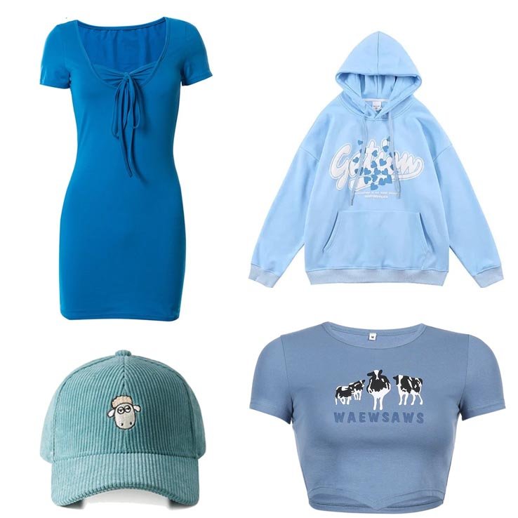 Blue Aesthetic Clothes & Outfits - Shoptery