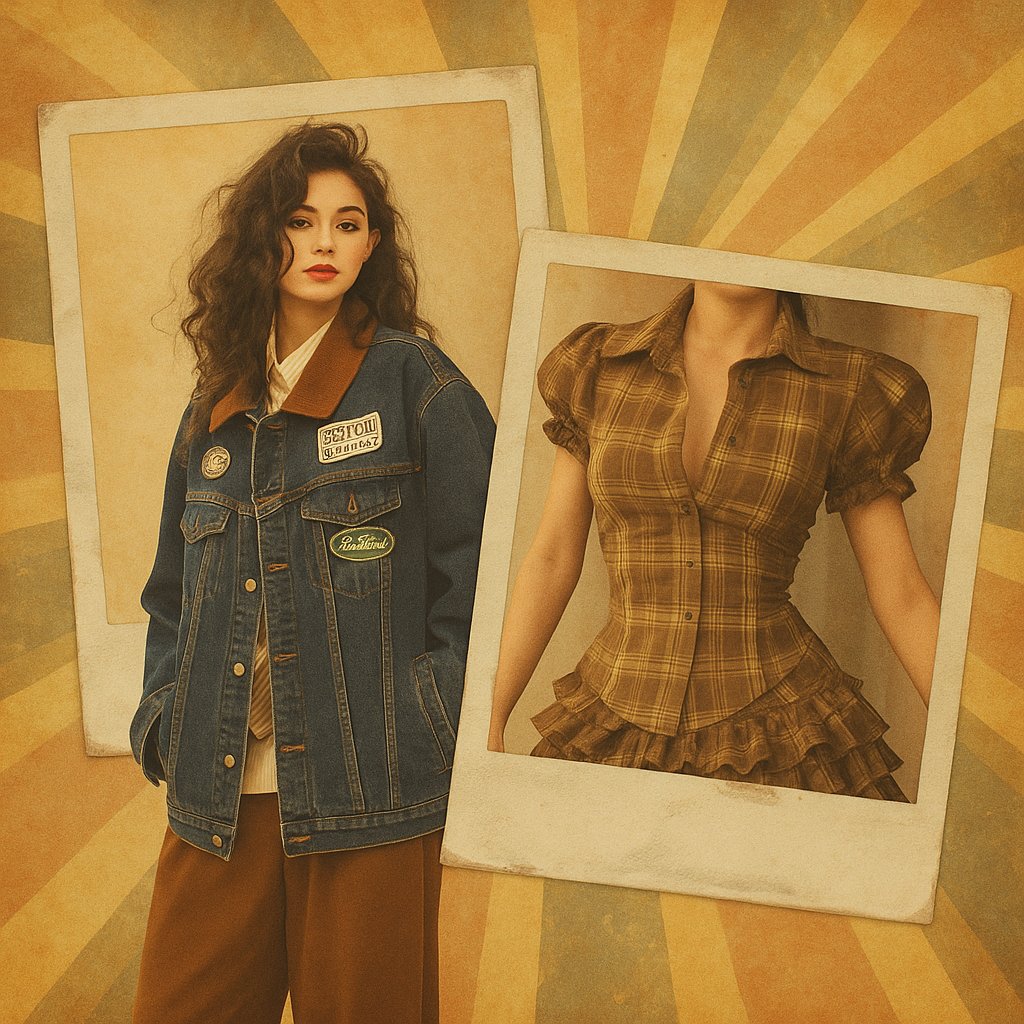 Retro Aesthetic Clothes & Outfits - Shoptery