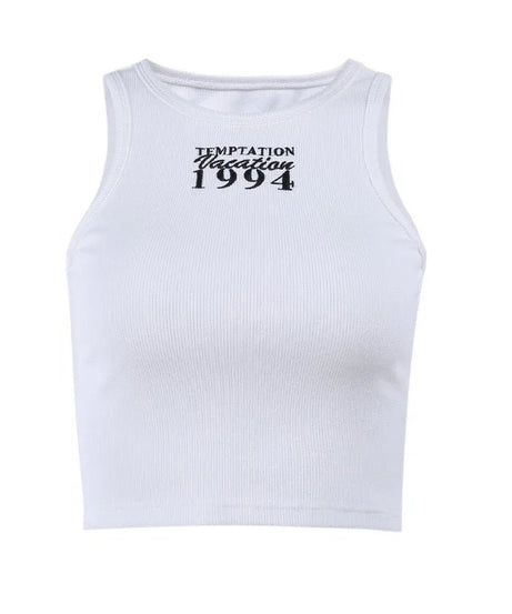 1994 Vintage Ribbed Tank Top - Shirts & Tops