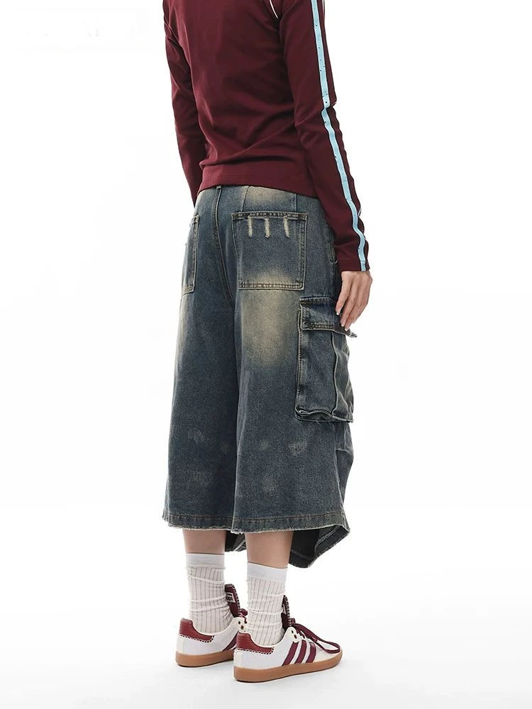 Street Slam Washed Y2k Cargo Shorts Shoptery