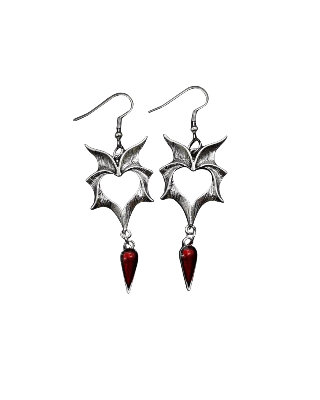 Alt Crimson Nightshade Drops Earrings 1 Shoptery