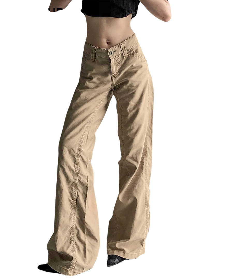 Wide-Leg Utility Cargo Pants