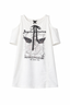Jirai Kei Angelic Salvation Cold-Shoulder Lace-Up Mini Dress Set White Shoptery