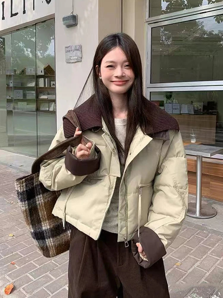 Mocha Chill Zip-Up Jacket Shoptery