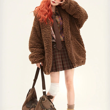 Teddy Mood Hooded Kawaii Jacket Shoptery