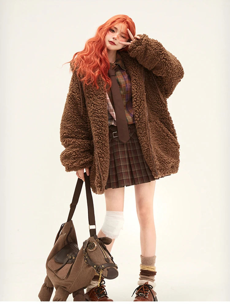 Teddy Mood Hooded Kawaii Jacket Shoptery