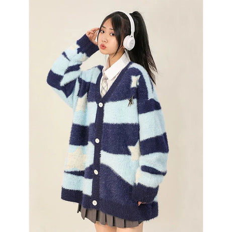 Celestial Wave Cozy Cardigan Shoptery