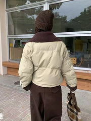 Mocha Chill Zip-Up Jacket Shoptery