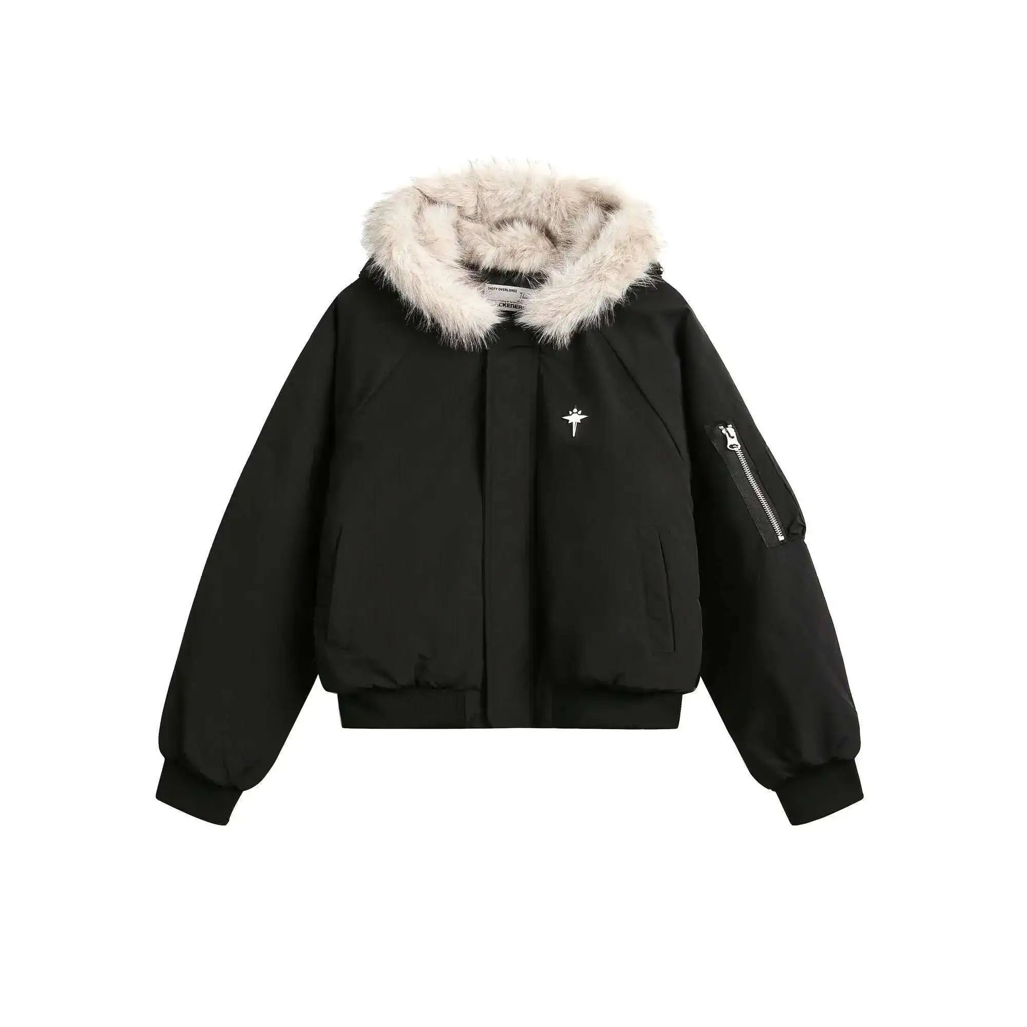 Starlit Frost Zip-Up Jacket Shoptery
