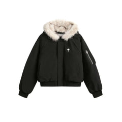 Starlit Frost Zip-Up Jacket Shoptery