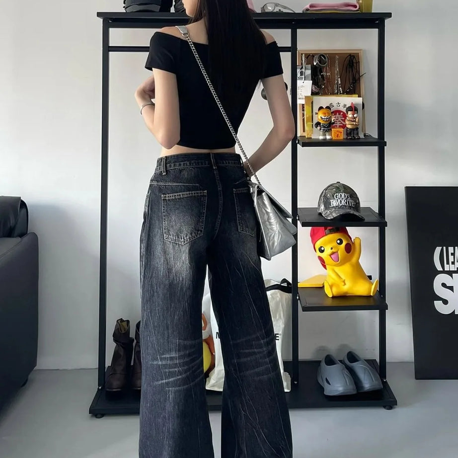 Alt Midnight Groove Wide Leg Jeans Shoptery