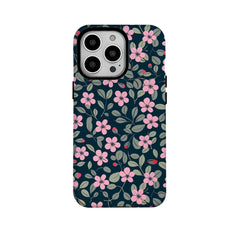 Pink Floral Pattern iPhone Case 1 Shoptery