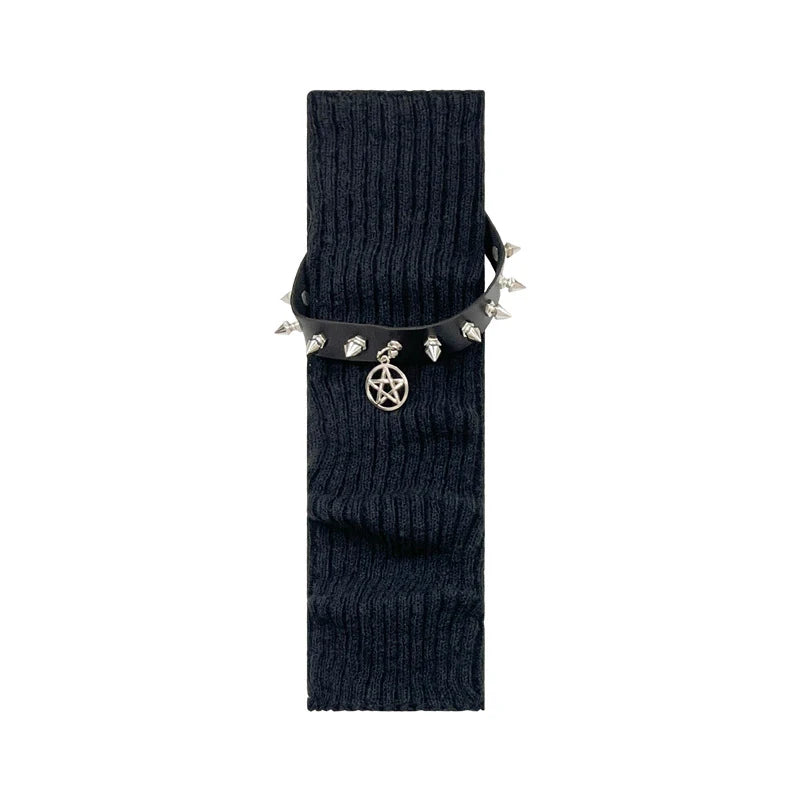 Rebel Grip Belted Y2k Socks style06 Shoptery