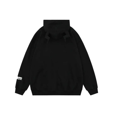 Alt Edgy Devil Spider Zip Hoodie Shoptery