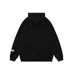 Alt Edgy Devil Spider Zip Hoodie Shoptery