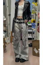 Pants – Y2k Metallic – Y2K Revival for Everyday Comfort Shoptery