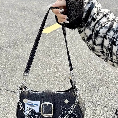 Cosmic Y2k Buckle Bag Shoptery