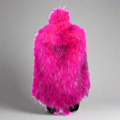 Fluffcore Beast Furry Aesthetic Backpack rose pink Shoptery
