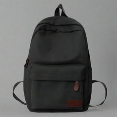 Classic Sand Canvas Aesthetic Backpack black Shoptery