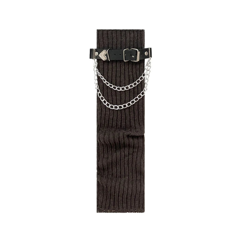Rebel Grip Belted Y2k Socks style05 Shoptery