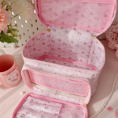 Pastel Cuddle Love Cute Cosmetic Bag Shoptery