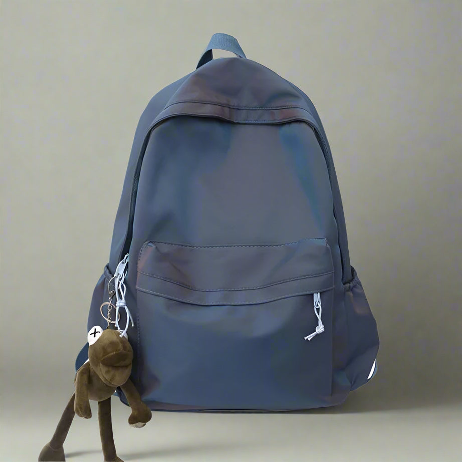 Plush Buddy Gradient Aesthetic Backpack Blue 31cmx14cmx42cm Shoptery