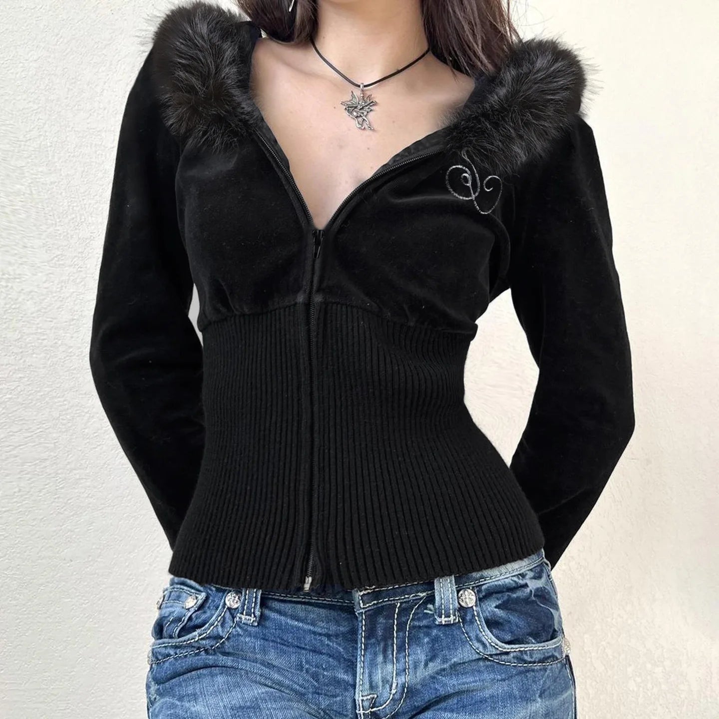 Velvet Vixen Corset Hoodie Shoptery
