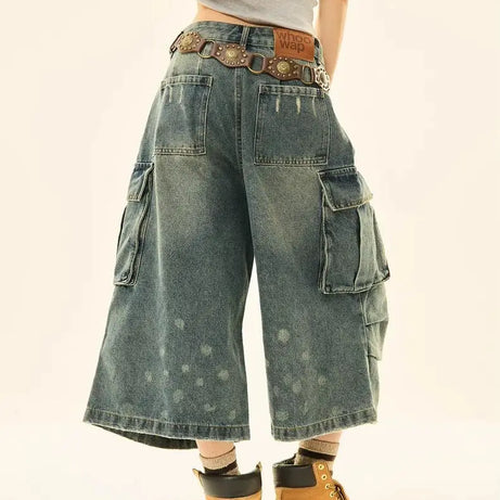 Rugged Core Utility Y2k Shorts Shoptery