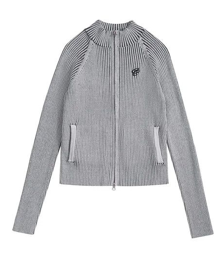 Urban Ribbed Zip-Up Jacket