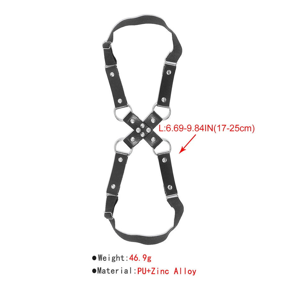 Midnight Cage Thigh Harness Shoptery