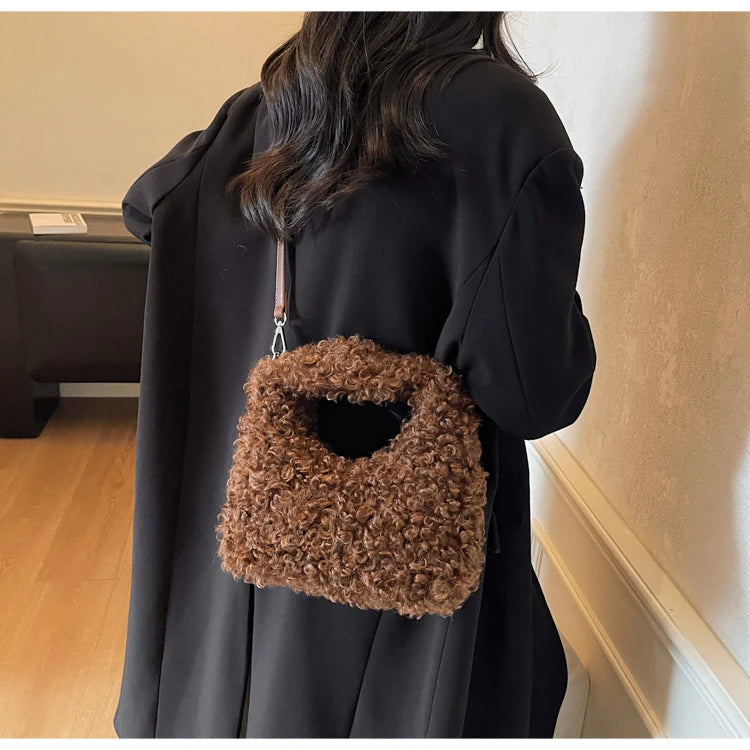 Plush Sweet Shoulder Bags Shoptery