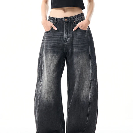 Urban Shadow Washed Jeans Black Shoptery