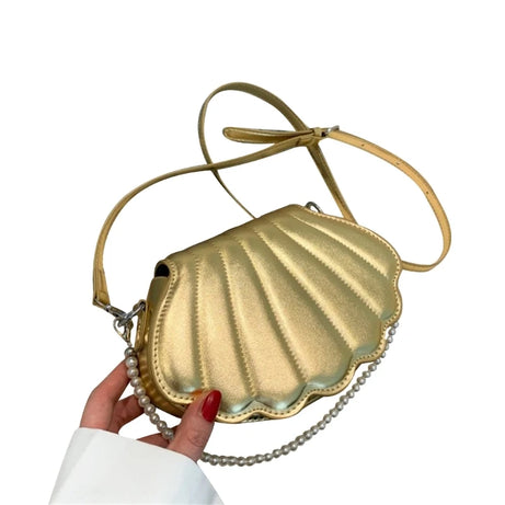 Mermaidcore Shine Shoulder Bag Gold Shoptery