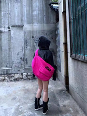 Fuzzy Dreamcore Edgy Slouch Bag Shoptery