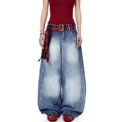 Blue Y2k Oversize Jeans Shoptery