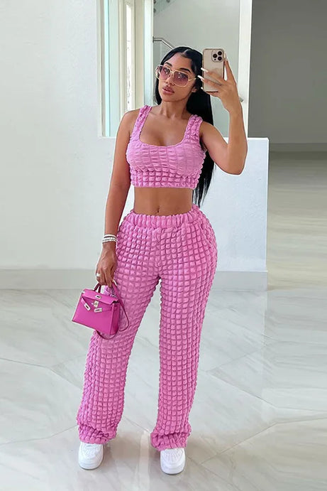 Women Pink 2 Piece Sets