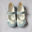Fairy Kei Pastel Cat Mary Jane Flats with Bow Detail Blue Shoptery