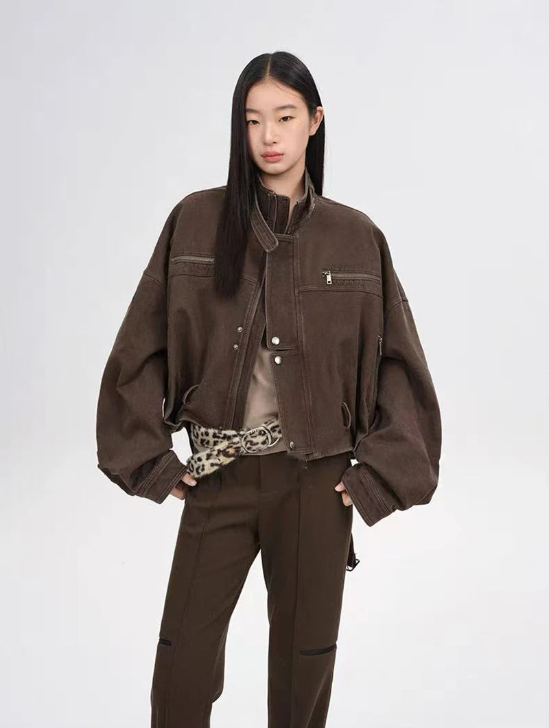 Streetcore Buckle-Up Oversized Jacket Shoptery
