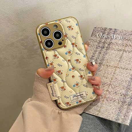 Soft Bloom Padded Coquette iPhone Case Shoptery