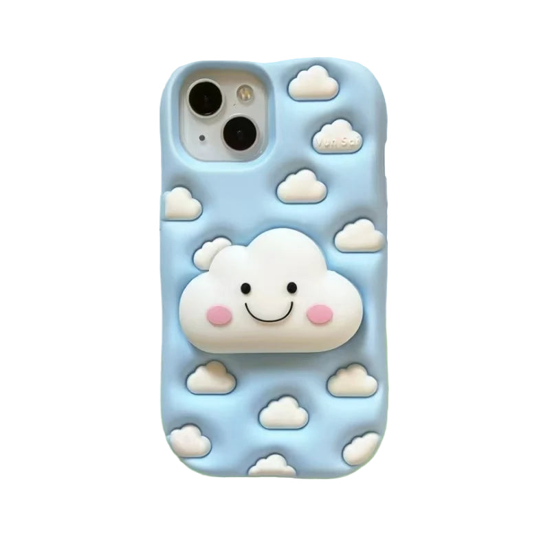 Smiley Cloud Soft Kawaii iPhone Case Cloud Shoptery