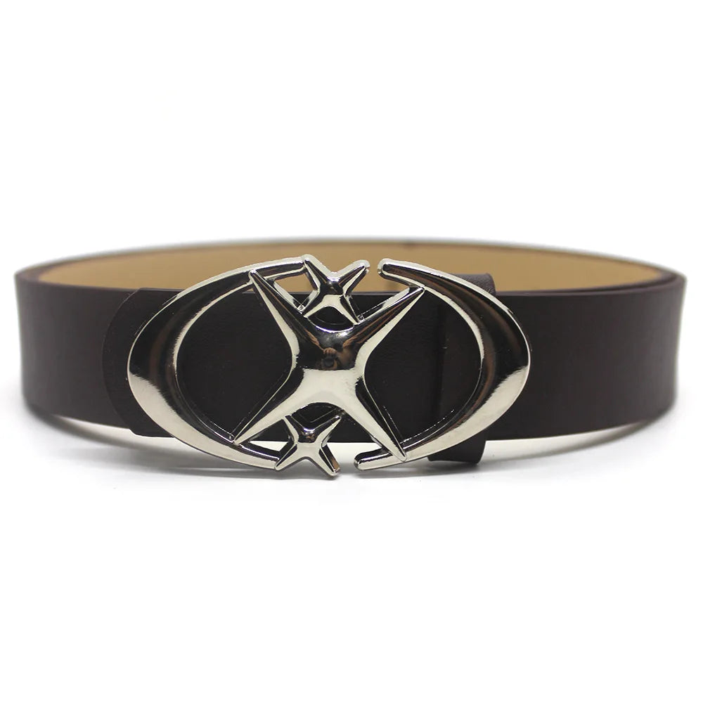 Belt – Cosmic Eclipse for Retro Style for Versatile Style dark brown 105cm Shoptery