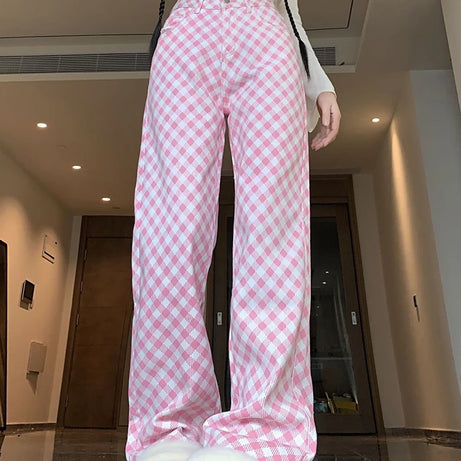 Sweetheart Plaid Lounge Pants Shoptery