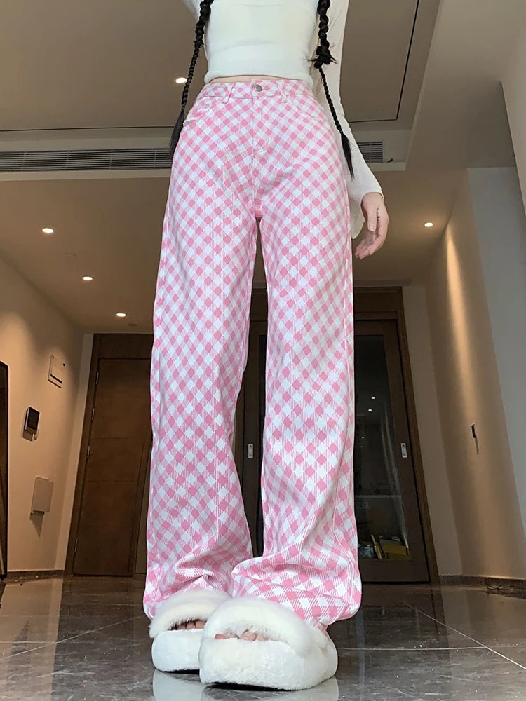 Sweetheart Plaid Lounge Pants Shoptery