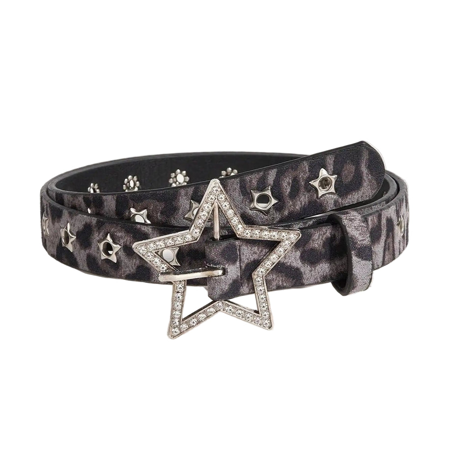 Stargaze Wild Belt gray leoperd Shoptery