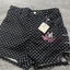 Fairy Kei Hello Piano Polka Dot Bow Shorts black Shoptery